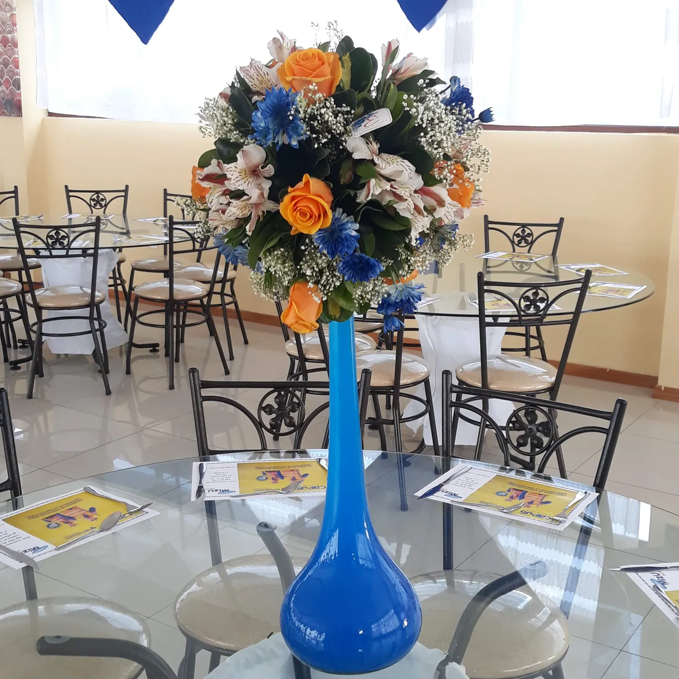 Centros altos en azul (foto 2)